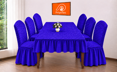 Premium Turkey Style Chair Cover – Color Royal Blue