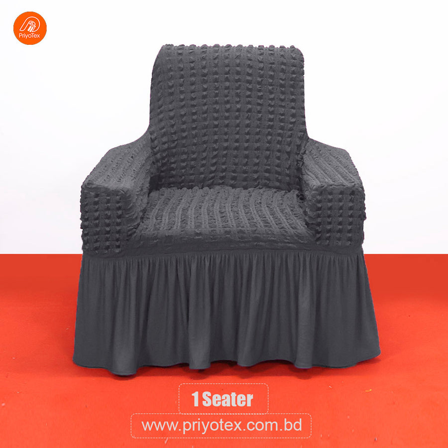 Premium Turkey Sofa Cover Ash Color