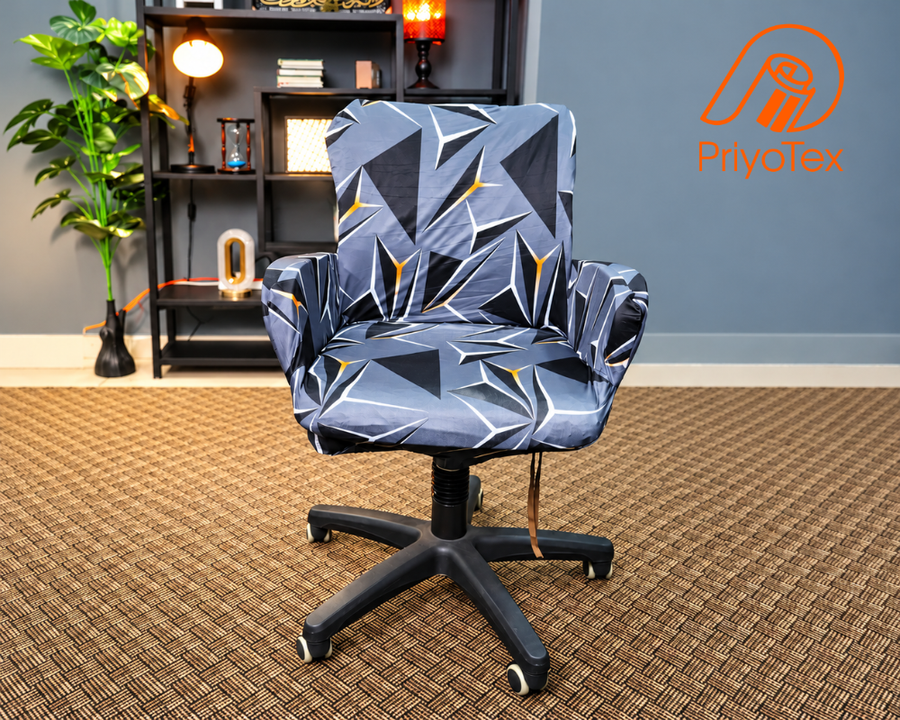 China Print Employee Office Chair Cover