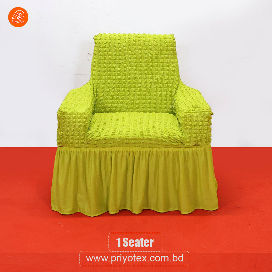 Olive Yellow Color Turkey Original Sofa Cover