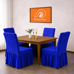 Premium Turkey Style Chair Cover – Color Royal Blue