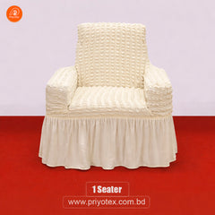 Original Turkish Sofa Cover Cream color Set