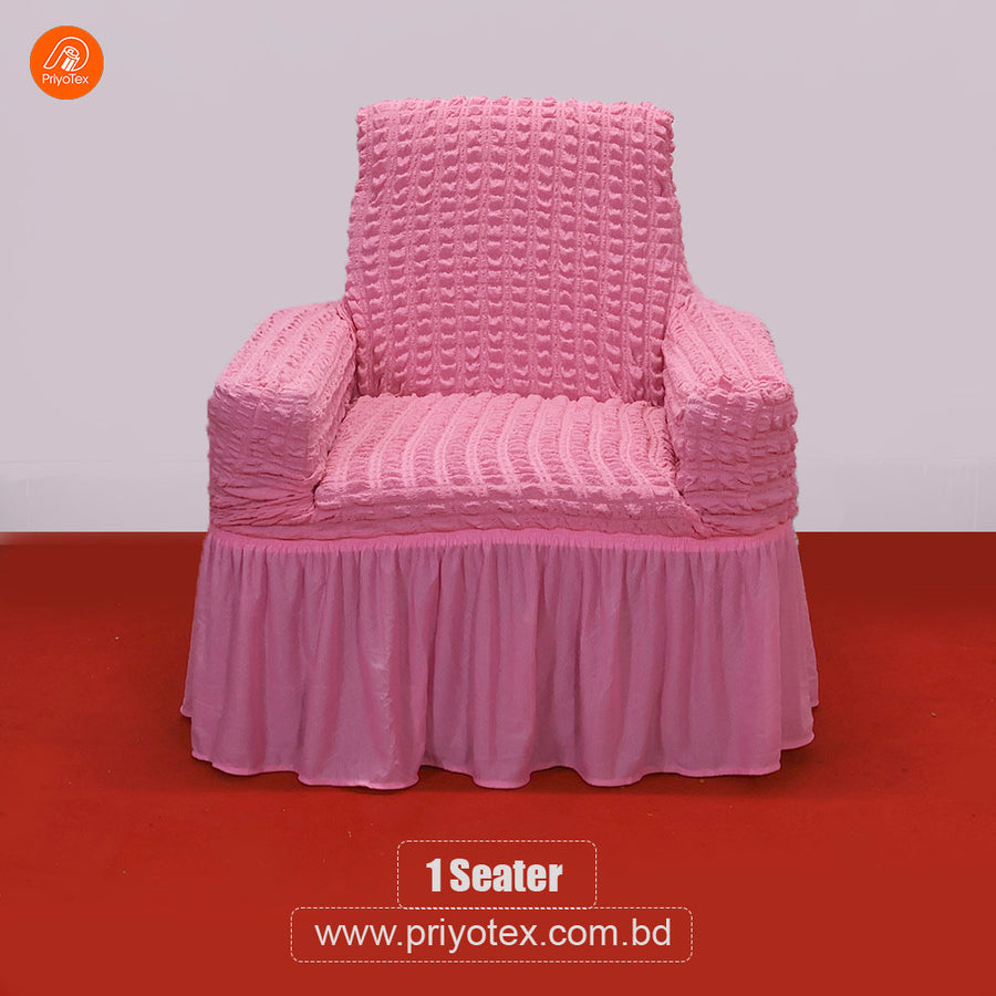 High Quality Turkish Sofa Cover Pink Color