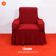 Turkey Sofa Cover Maroon Color | 500-3500 Tk