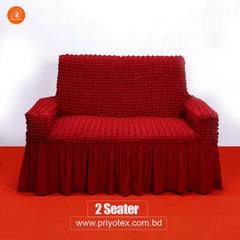 Turkey Sofa Cover Maroon Color | 500-3500 Tk