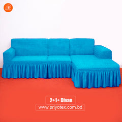 Premium Pest Color Turkish Sofa Cover Set