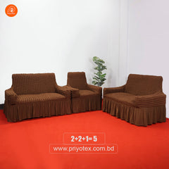 Turkey Sofa Cover Coffee Color | 500-3500 Tk