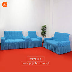 Premium Pest Color Turkish Sofa Cover Set