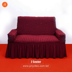 Turkey Sofa Cover Deep Maroon Color | 500-3500 Tk