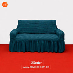 Premium Turkey Sofa Cover Sea Green Color