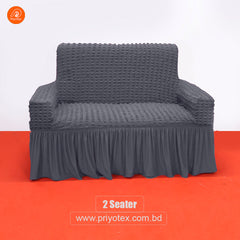 Premium Turkey Sofa Cover Ash Color