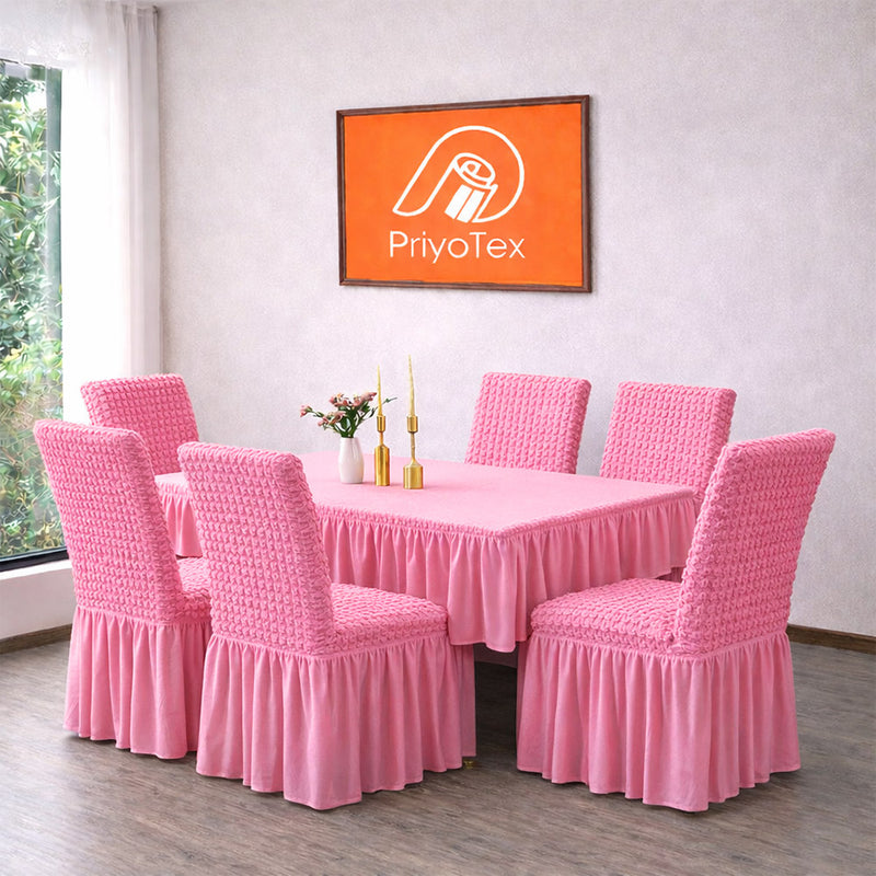 Premium Pink Color Turkey Chair Cover