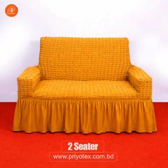 Turkey Sofa Cover – Golden Color – Best Price in BD