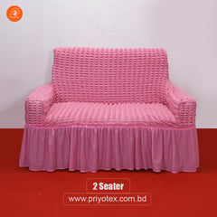 High Quality Turkish Sofa Cover Pink Color