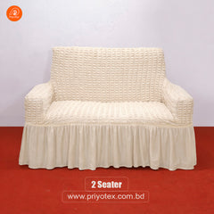Original Turkish Sofa Cover Cream color Set