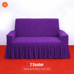Premium Turkey Sofa Cover Purple Color