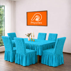 PriyoTex Premium Turkey Style Chair Cover – Set of 4 (Pest Color)