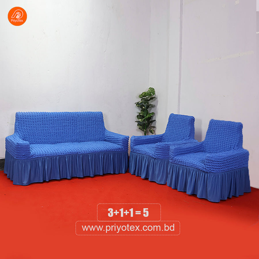 3+1+1 Seater Sofa Cover Set | ৩+১+১ সোফা কভার সেট