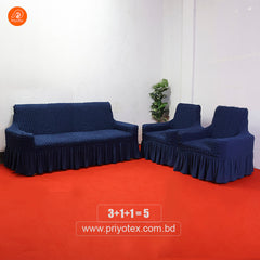 Turkey Sofa Cover Navy Blue Color | 500-3500 Tk