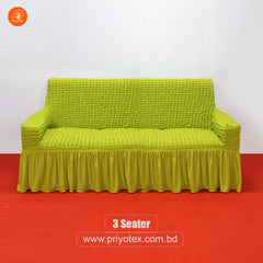 Olive Yellow Color Turkey Original Sofa Cover