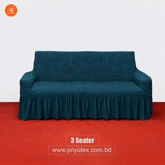 Premium Turkey Sofa Cover Sea Green Color
