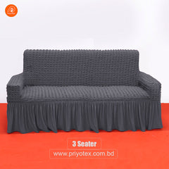 Premium Turkey Sofa Cover Ash Color