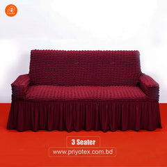 Turkey Sofa Cover Deep Maroon Color | 500-3500 Tk