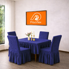 Premium Turkey Style Chair Cover – (Navy Blue Color)