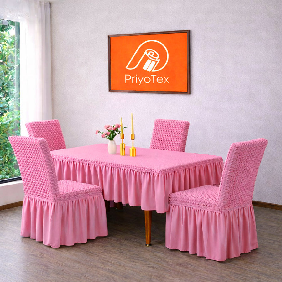 Premium Pink Color Turkey Chair Cover