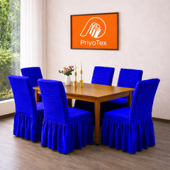 Premium Turkey Style Chair Cover – Color Royal Blue