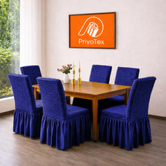 Premium Turkey Style Chair Cover – (Navy Blue Color)