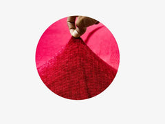 Red Color Honeycomb Sofa Cover