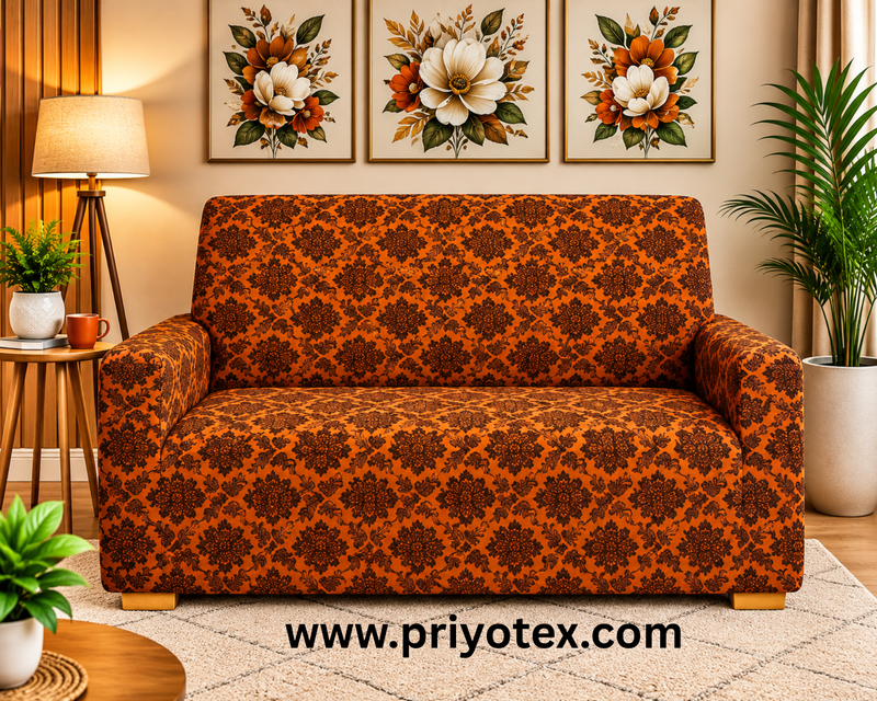 Premium Royal Fabric Jacquard Sofa Cover Set