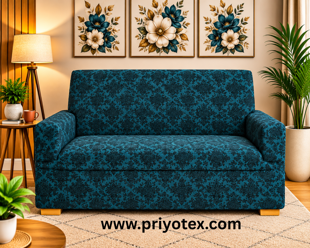 Premium Jacquard Sofa Cover – High Stretch Jacquard