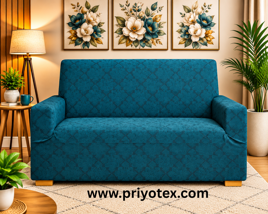 Premium Jacquard Sofa Cover High Stretch Jacquard