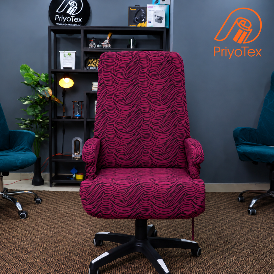 Banglalink Jacquard Office Chair Cover