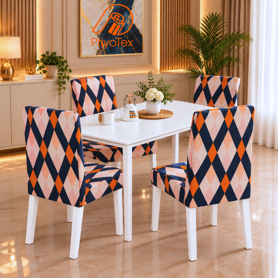Blush Pink China Chair Cover
