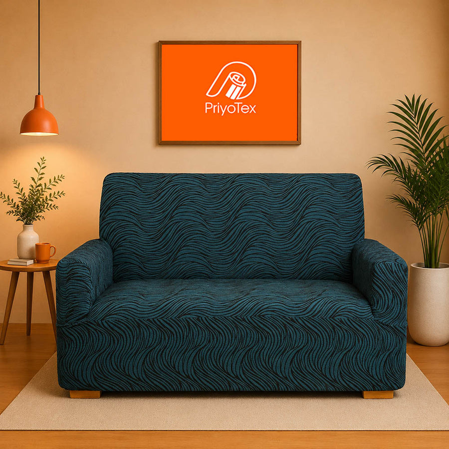 Banglalink Jacquard Sofa Cover Luxury High-Stretch 2+2+1