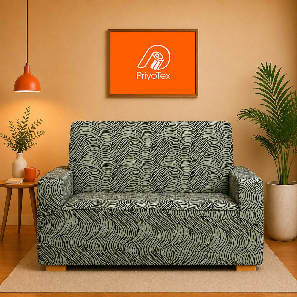 Banglalink Jacquard Sofa Cover Set Full Spandex 2+2+1