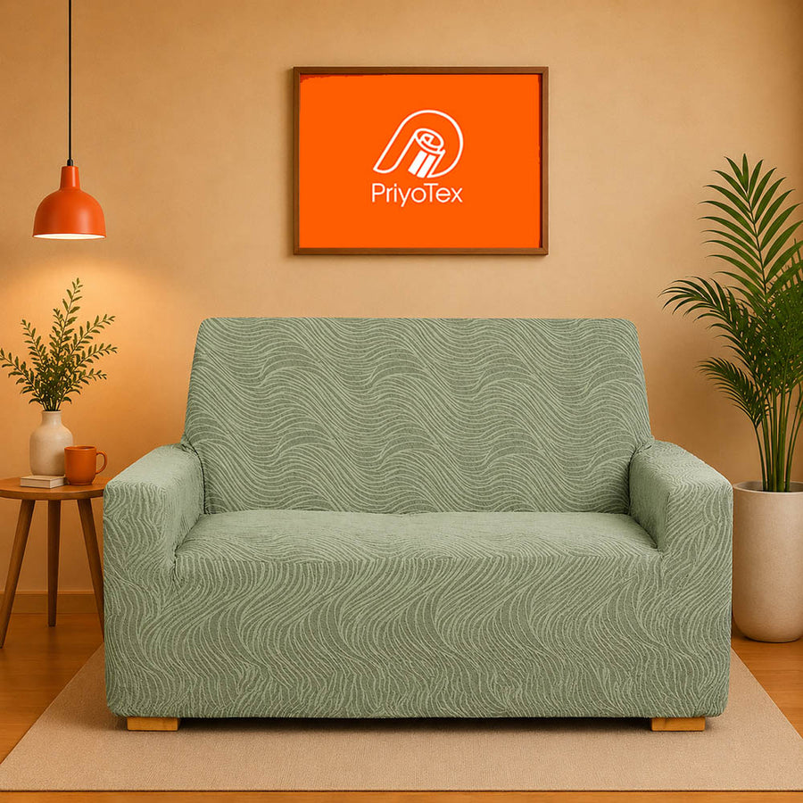 Banglalink Fabric Jacquard Sofa Cover Set Full Spandex 2+2+1