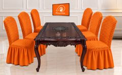 Turkey Style Chair Cover Set Orange Color