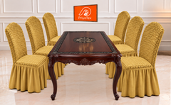 Turkey Dining Table Chair Cover Brown Color