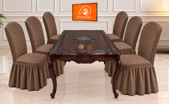 Milk Silk Turkey Chair Cover – Rich Coffee Color