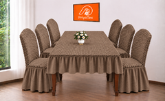 Milk Silk Turkey Chair Cover – Rich Coffee Color