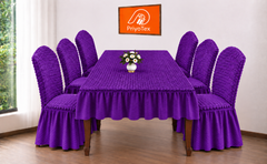 Premium Turkey Style Chair Cover Purple Color