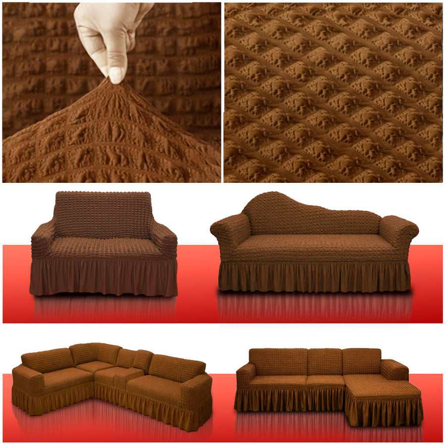 Turkey Sofa Cover Coffee Color | 500-3500 Tk