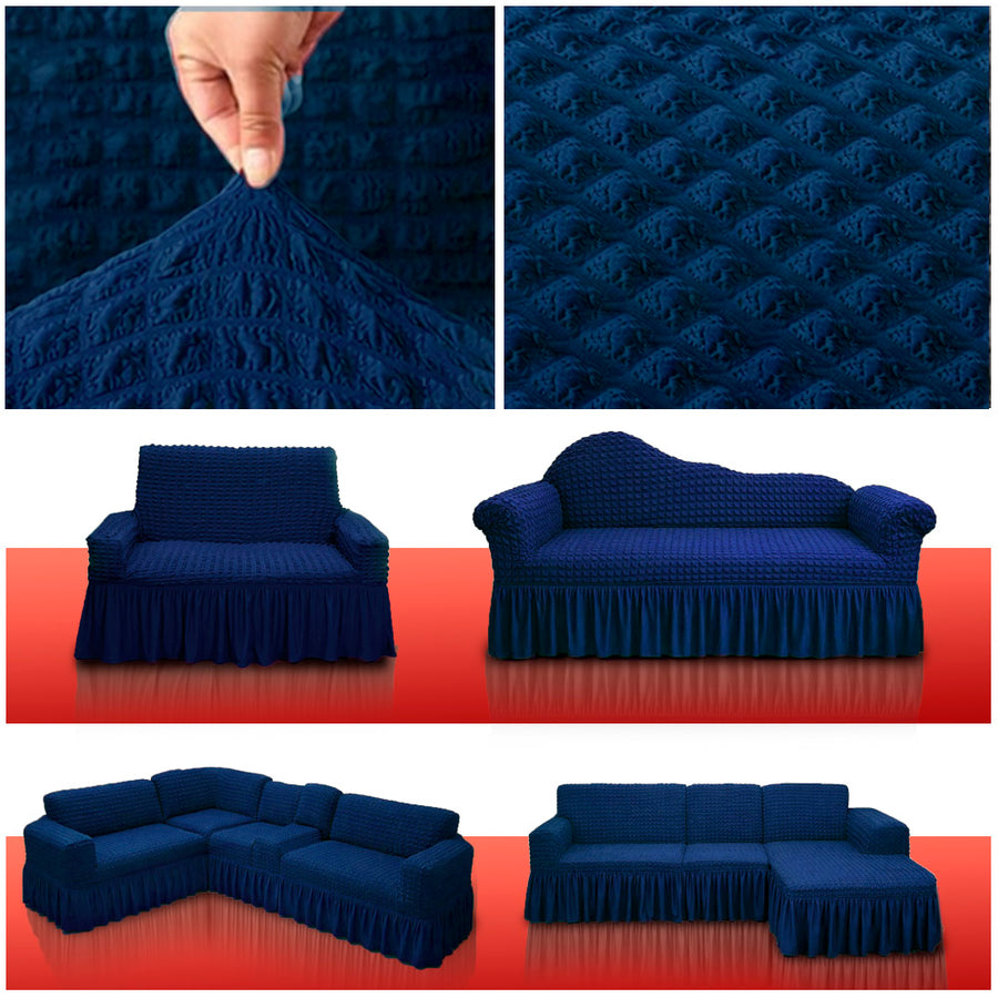 Turkey Sofa Cover Navy Blue Color | 500-3500 Tk