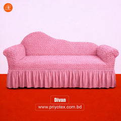 High Quality Turkish Sofa Cover Pink Color