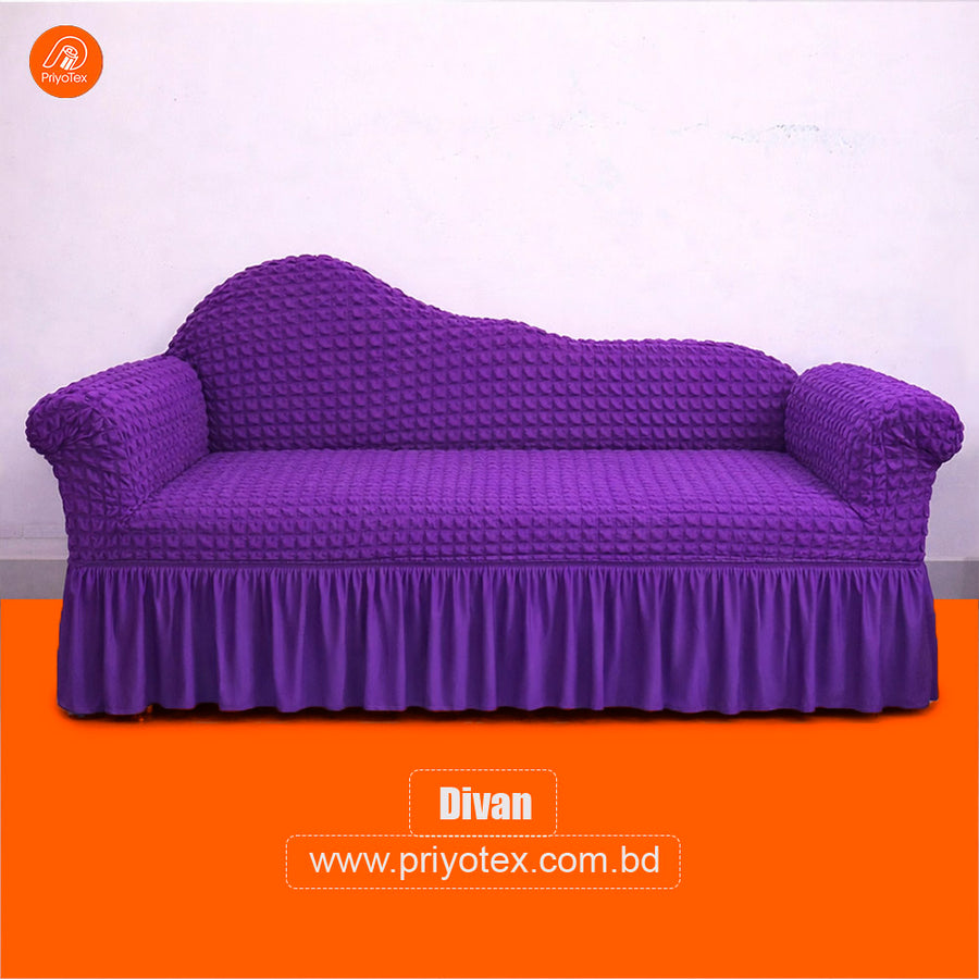 Premium Turkey Sofa Cover Purple Color