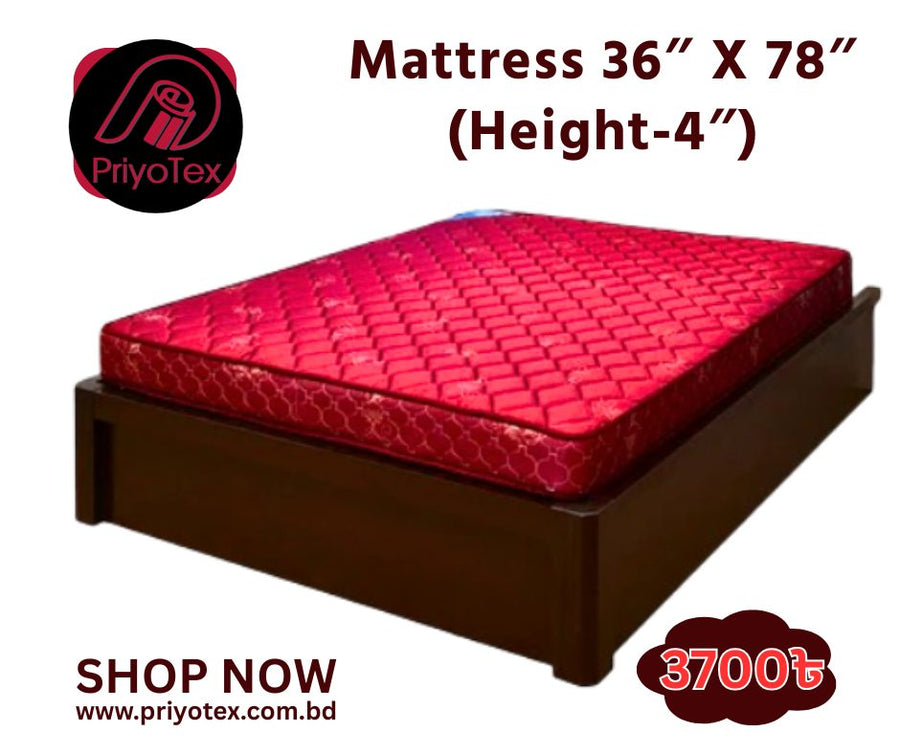PriyoTex Mattress 57″ X 80″ (Height-4″) Affordable Price